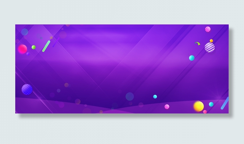 紫色天猫促销背景模板