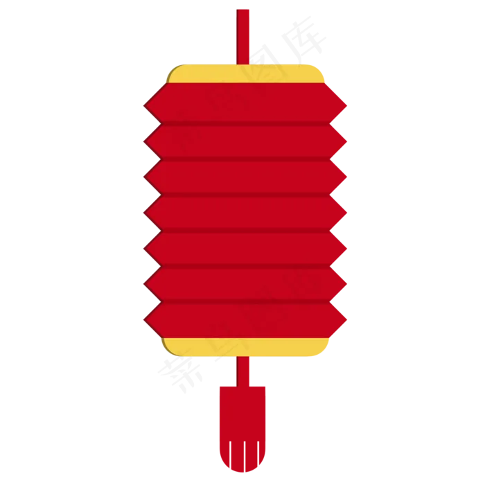 卡通手绘春节灯笼,免抠元素