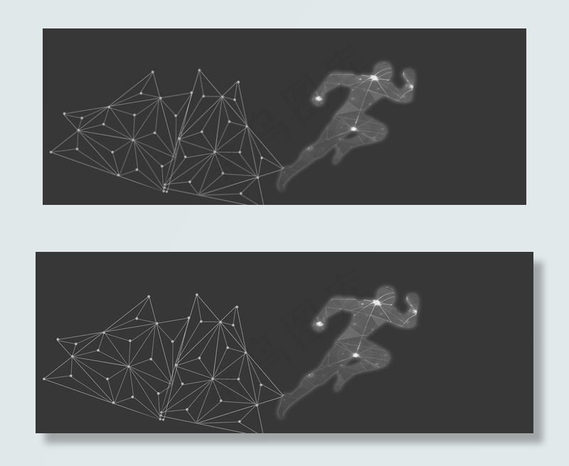 商务科技线条几何banner