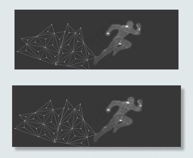 商务科技线条几何banner