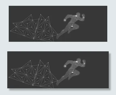 商务科技线条几何banner 商务科技线条几何banner