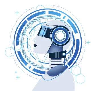 AI人工智能机器人科技,免抠元素 AI人工智能机器人科技,免抠元素