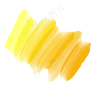 黄色水彩粉刷效果
