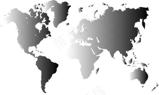 白色现代地球素材,免抠元素