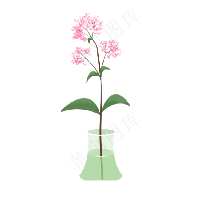 盆栽花束(2000X2000(DPI:300))psd模版下载