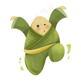 端午节卡通创意粽子