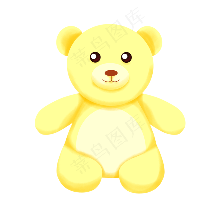 儿童节毛绒玩具熊(2500X2500(DPI:300))psd模版下载
