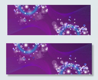 金融商务几何线条banner