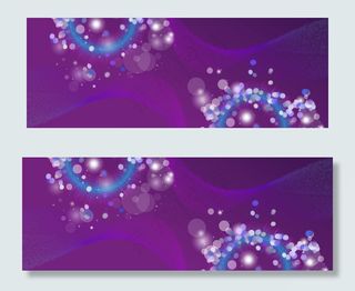 金融商务几何线条banner