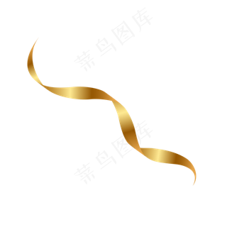 简约大气丝带装饰,免抠元素