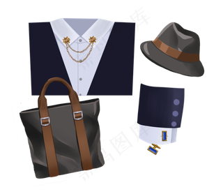 父亲节情人节男士礼物装饰搭配西