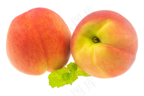 新鲜红色水蜜桃