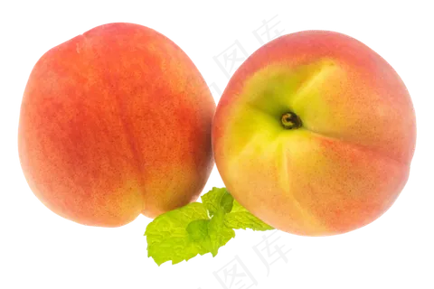 新鲜红色水蜜桃