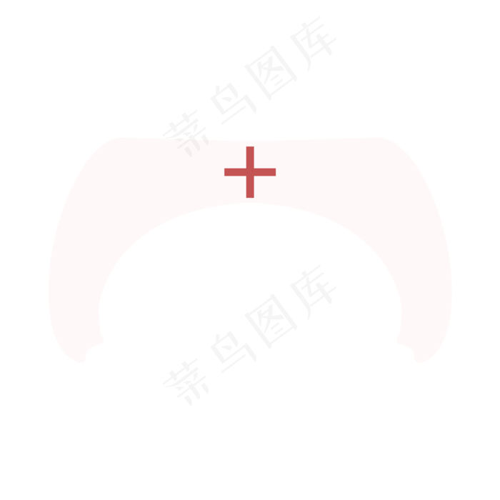 医护护士护士帽(2000*2000px 300 dpi )ai矢量模版下载