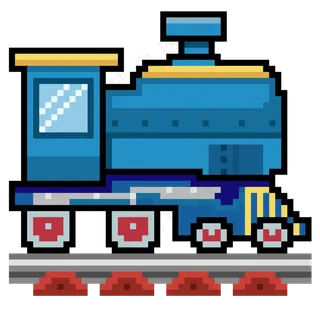 像素风格小火车