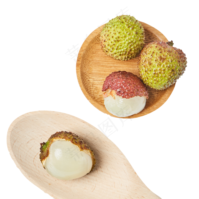 美味的荔枝水果免抠图