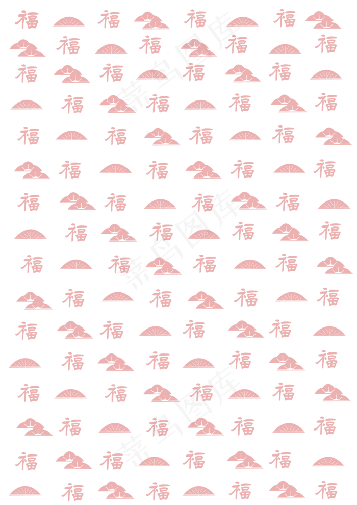 福字底纹红色免扣,免抠元素(2000X2000(DPI:300))ai矢量模版下载