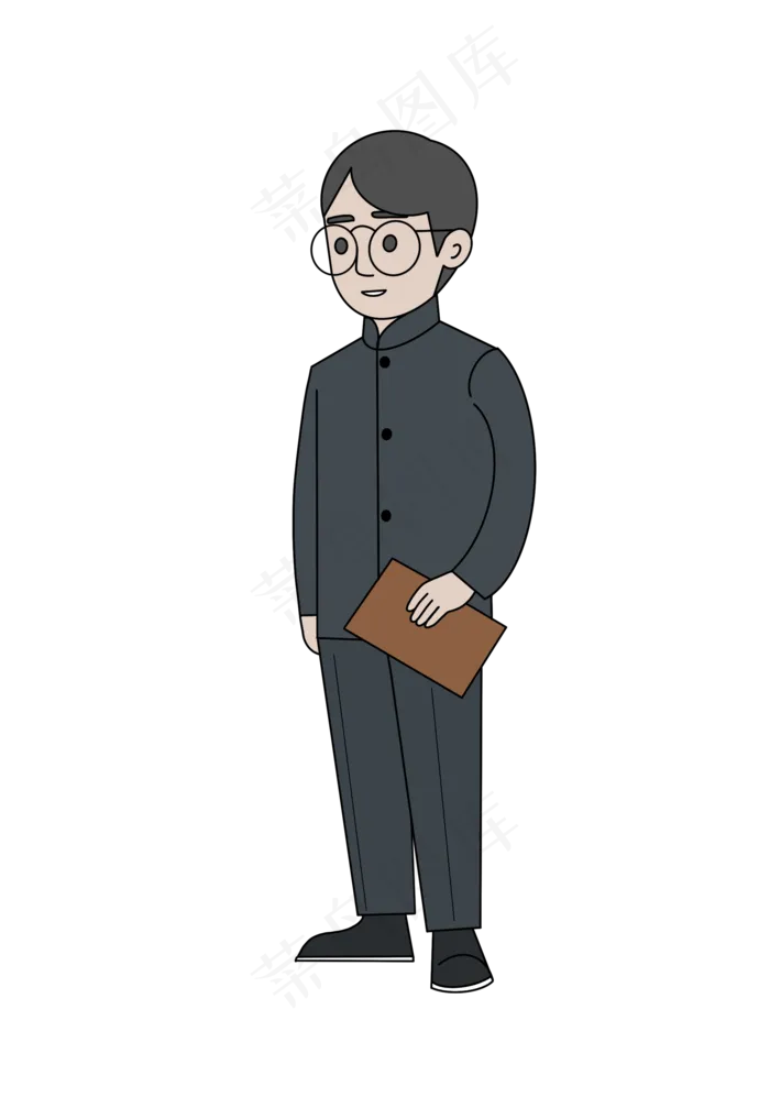 青年节民国青年形象(2048X2947(DPI:132))psd模版下载