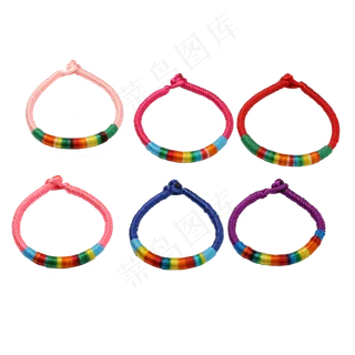 圆形的五彩绳小产品