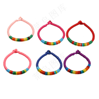 圆形的五彩绳小产品
