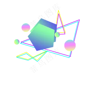 简约科技渐变矢量图