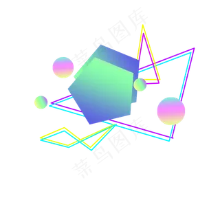 简约科技渐变矢量图