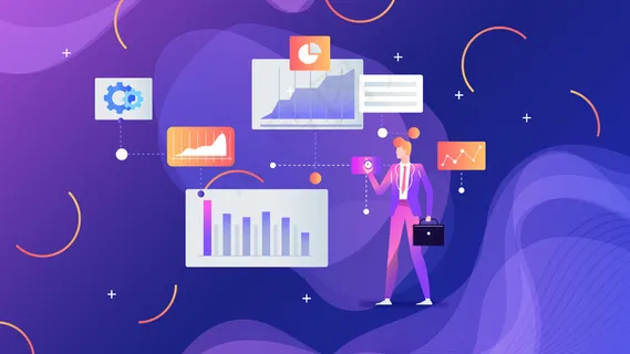 数据信息分析科技金融概念横幅公众号配图