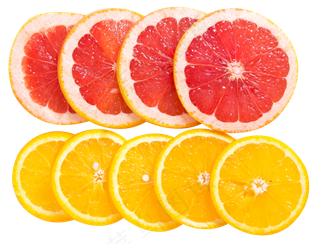 西柚橙子,免抠元素