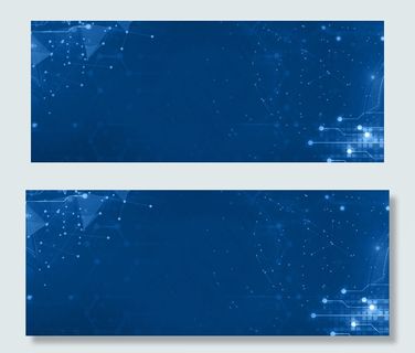 智能科技线条粒子banner