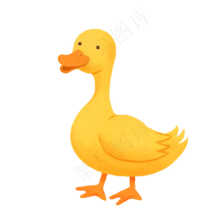 卡通鸭子矢量图下载,免抠元素
