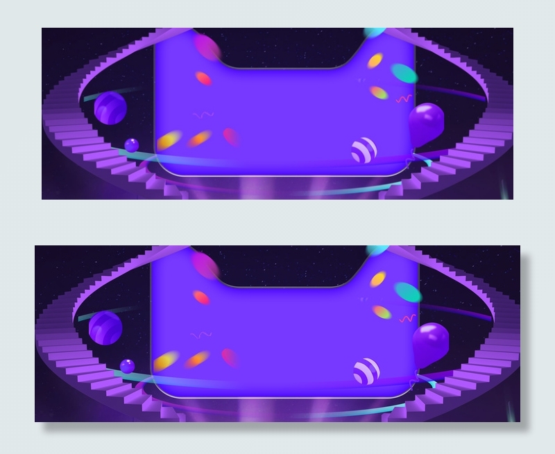 618年中大促紫色淘宝天猫海报背景