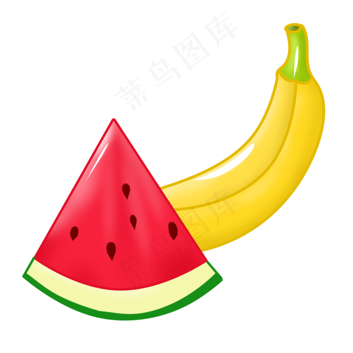 西瓜香蕉水果旅游