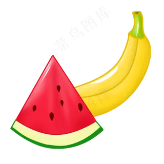 西瓜香蕉水果旅游