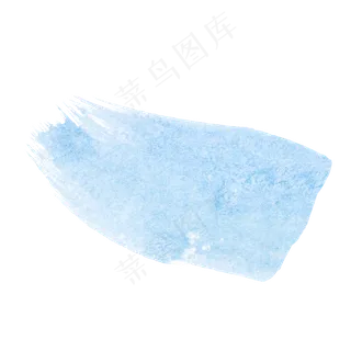 蓝色水墨笔刷 蓝色水墨笔刷