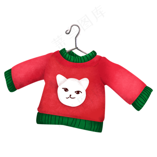 圣诞服装衣服毛衣礼物圣诞节圣诞,免抠元素