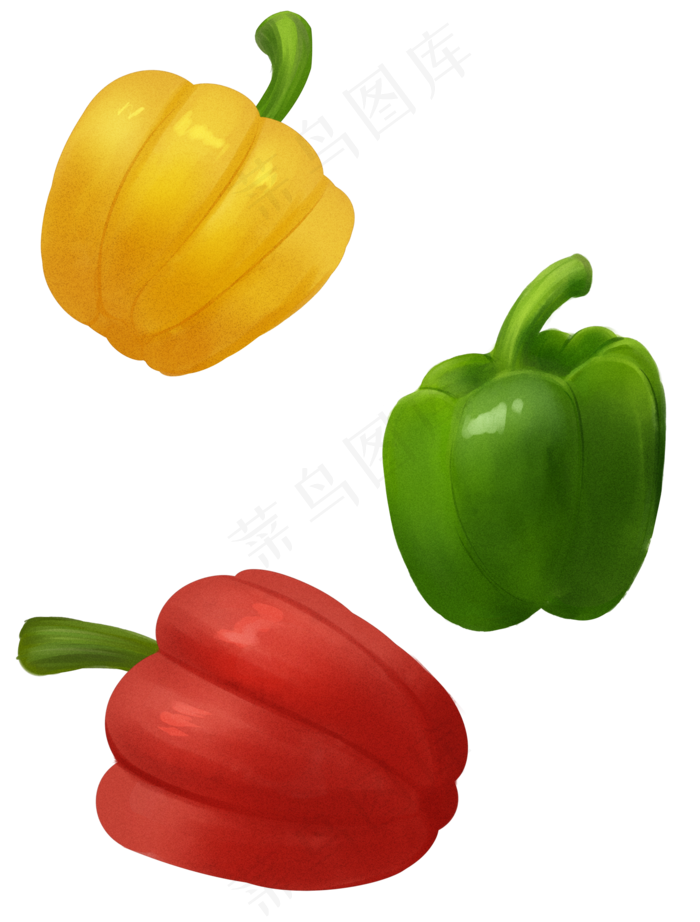蔬菜青椒彩椒