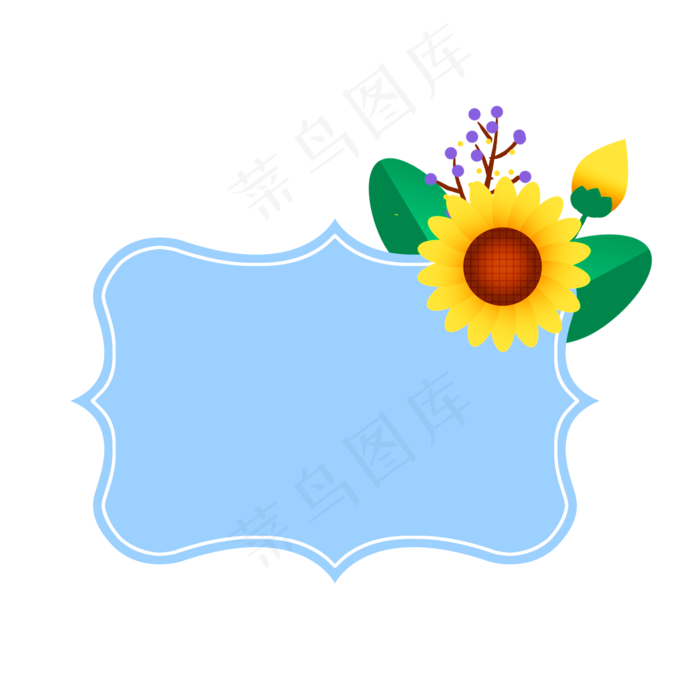 向日葵植物标题栏