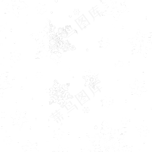 冬天雪雪花,免抠元素