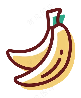 水果香蕉图标