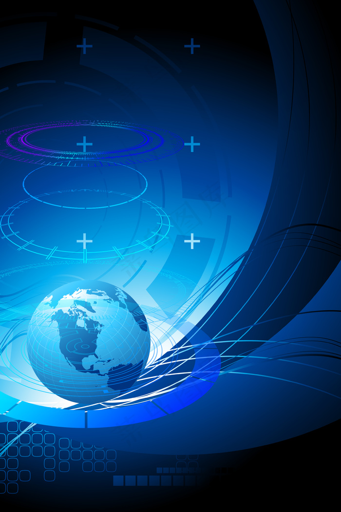 矢量网络商务会议背景