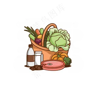 夏季夏天暑期蔬菜水果