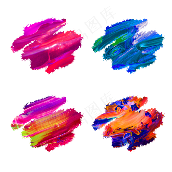 油画笔刷(2000X2000(DPI:150))psd模版下载
