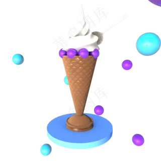 儿童节美味冰淇淋