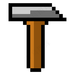 像素风锤子图标