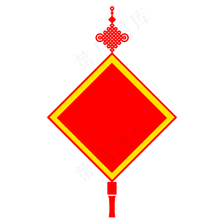 中国结边框免抠素材