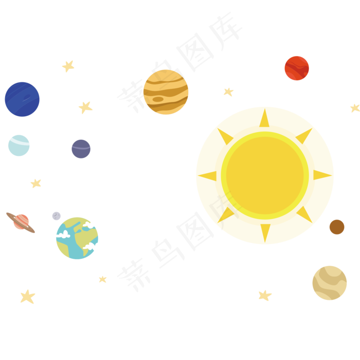 太空星球免费下载(2000*2000px)ai矢量模版下载