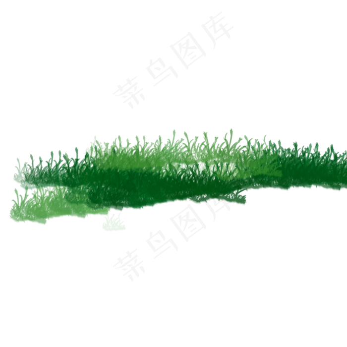 绿色植物草地元素(2000X2000(DPI:300))psd模版下载