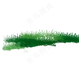 绿色植物草地元素