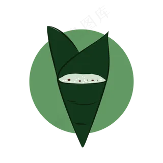 清新端午节日粽子