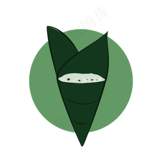 清新端午节日粽子